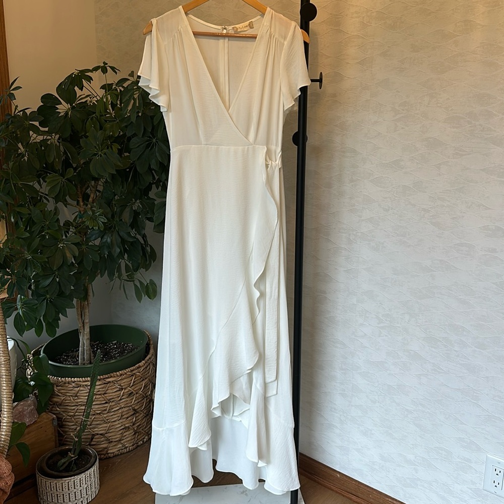 Altar’d State White Wrap Dress